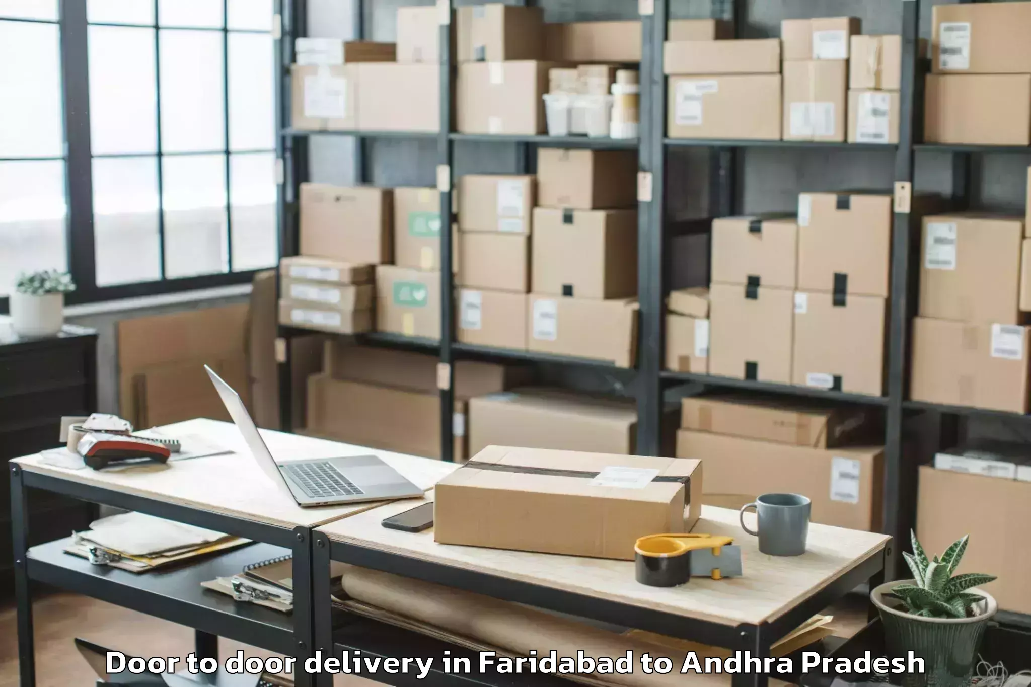 Reliable Faridabad to Kanaganapalle Door To Door Delivery